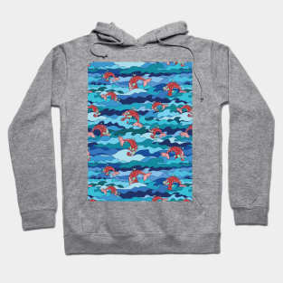 Cute Mermaid Splash Hoodie